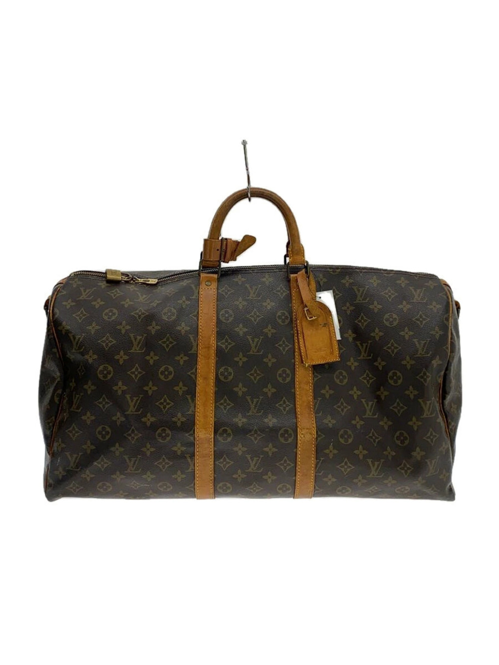 LOUIS VUITTON Keepall Bandouliere Monogram Canvas Brown